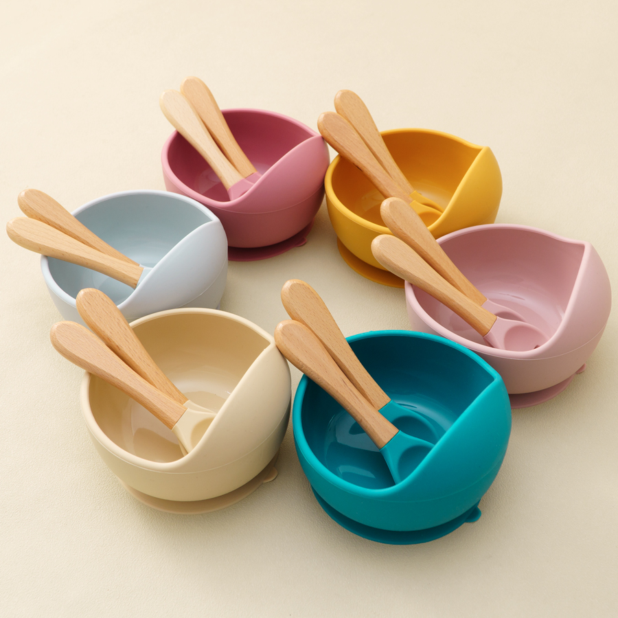 Baby Food Grater - Mamaplan 3PCS Baby Silicone Feeding Set
