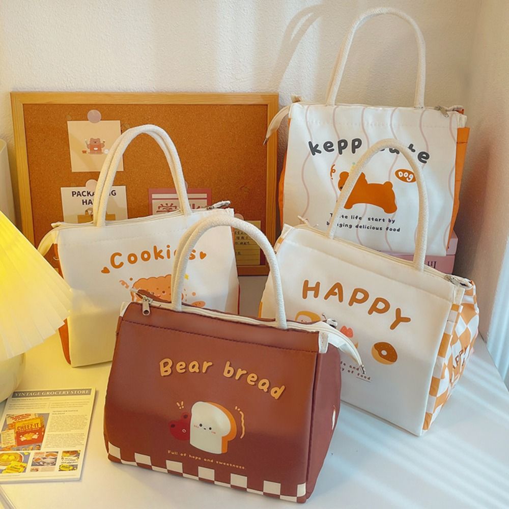 Baby Food Zip Lock Bag - Kawaii Portable Thermal Lunch Bags Cartoon