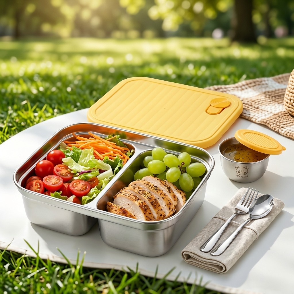 Baby Food Fruits - 304 Stainless Steel Lunch Container Portable