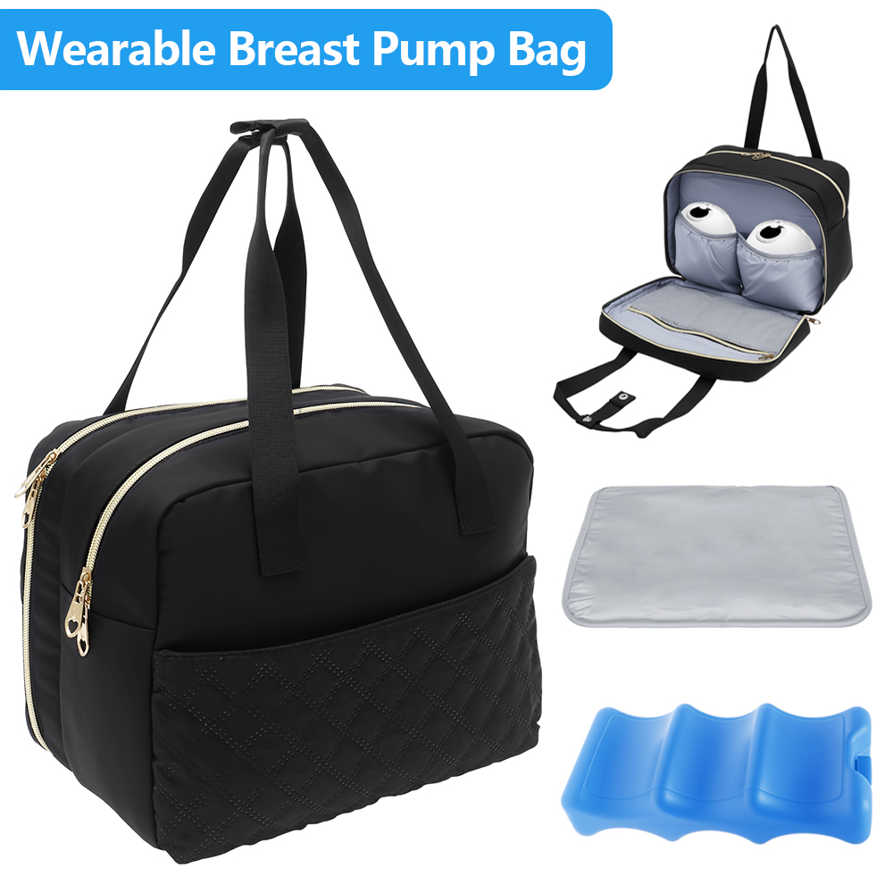 Baby Food Zip Lock Bag - Wearable Breast Pump Bag with Cooler