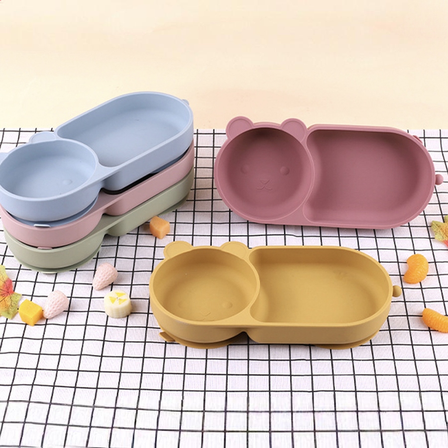 Baby Silicone Suction Cup Bowl - Baby Food Processor recension och pris