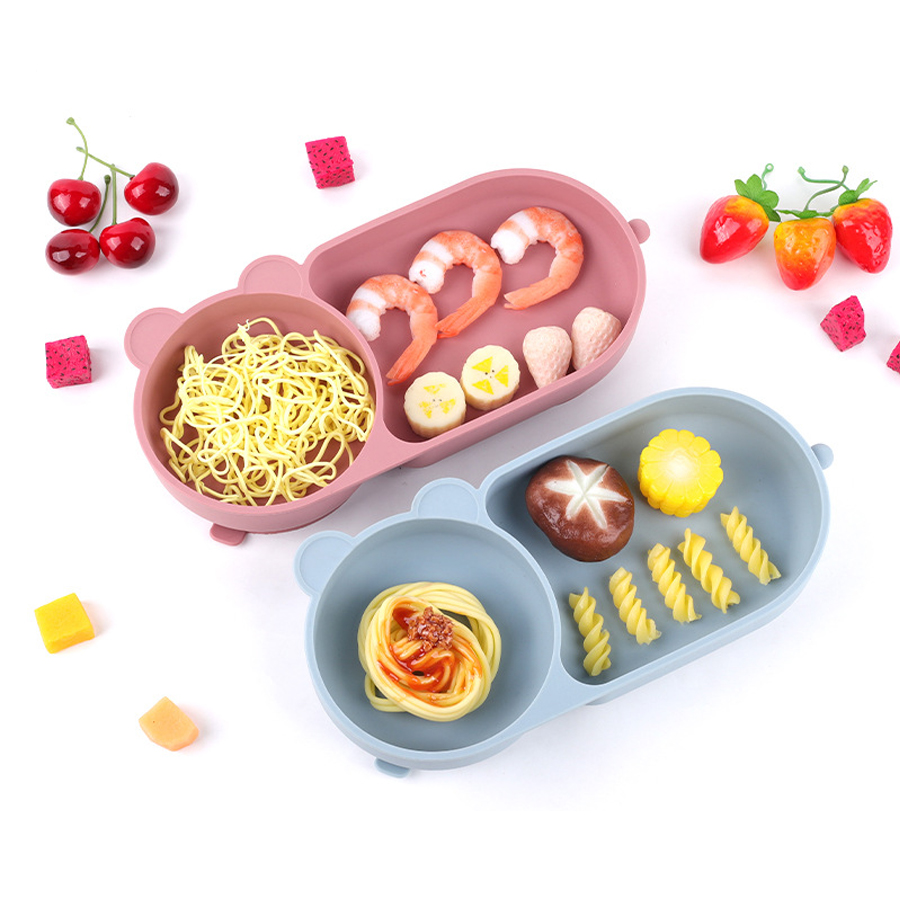 Baby Silicone Suction Cup Bowl - Baby Food Processor recension och pris