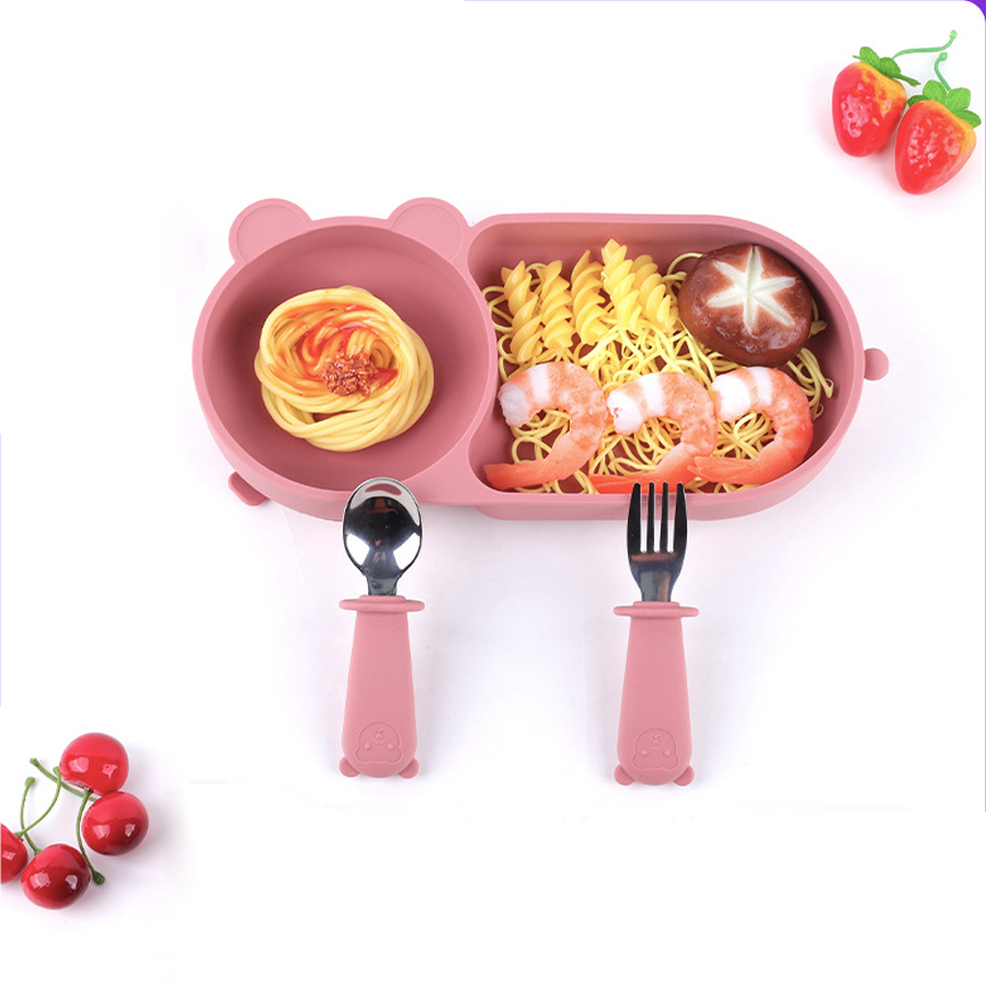 Baby Silicone Suction Cup Bowl - Baby Food Processor recension och pris