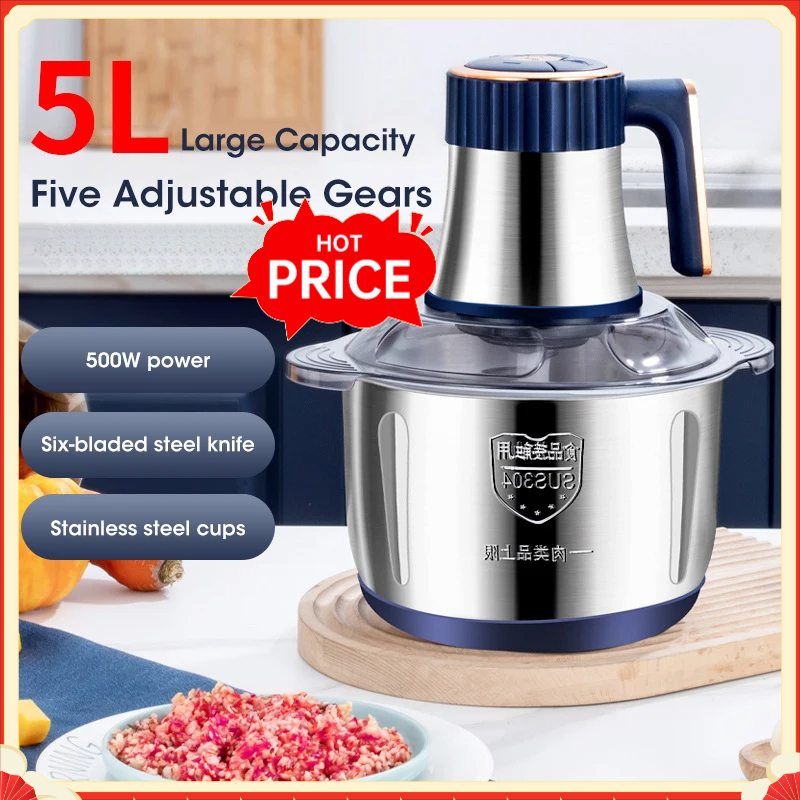 5L Electric Meat Grinders 304  - Baby Food Processor recension och pris