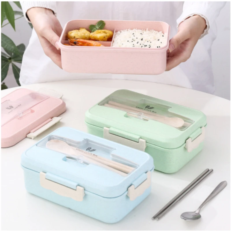 Microwave Lunch Box Wheat Stra - Baby Food Zip Lock Bag recension och pris