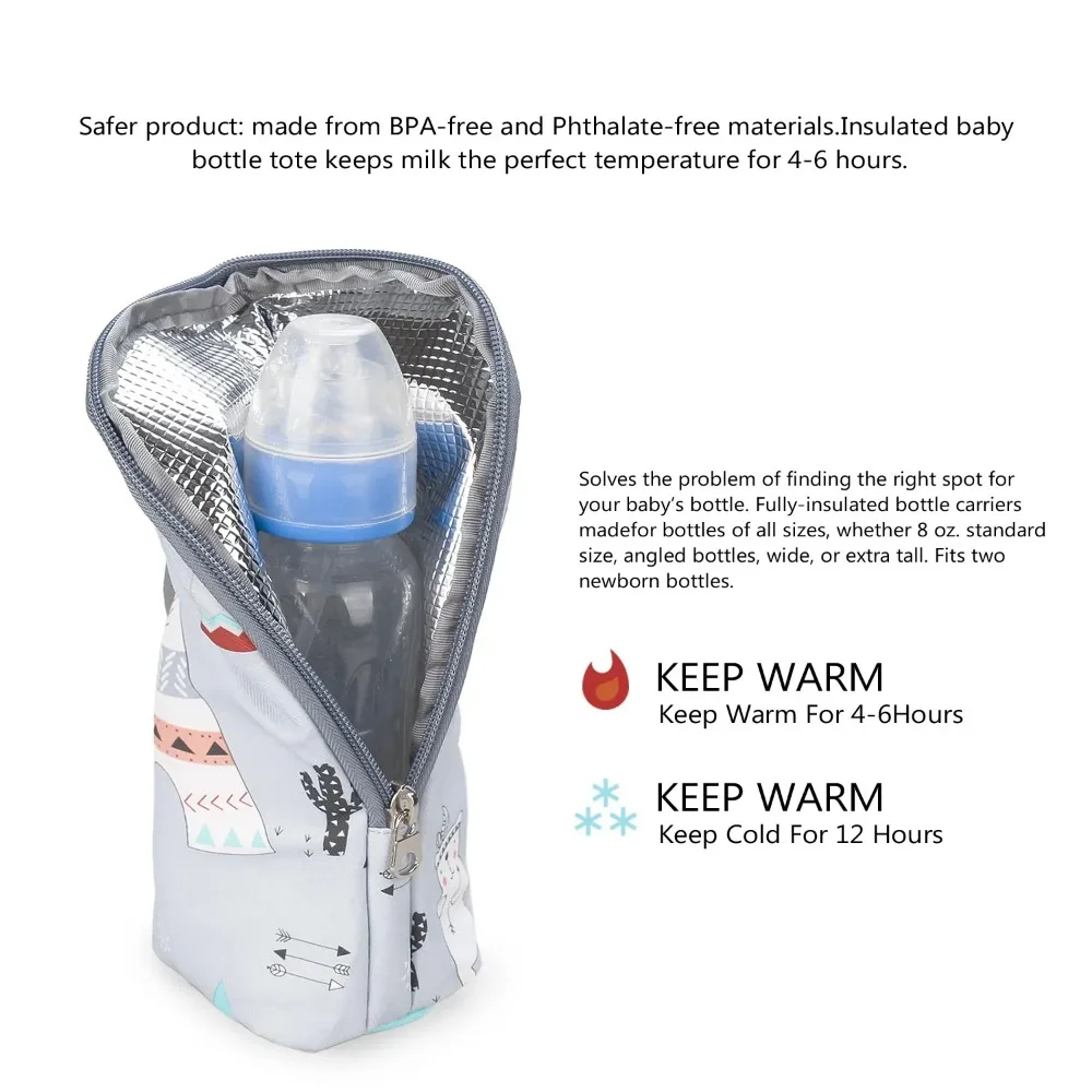Baby Bottle Warmer Bag Portabl - Baby Food Zip Lock Bag recension och pris