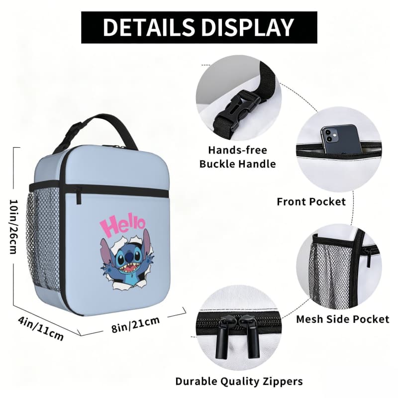 Anime Insulated Stich Lunch Ba - Baby Food Zip Lock Bag recension och pris