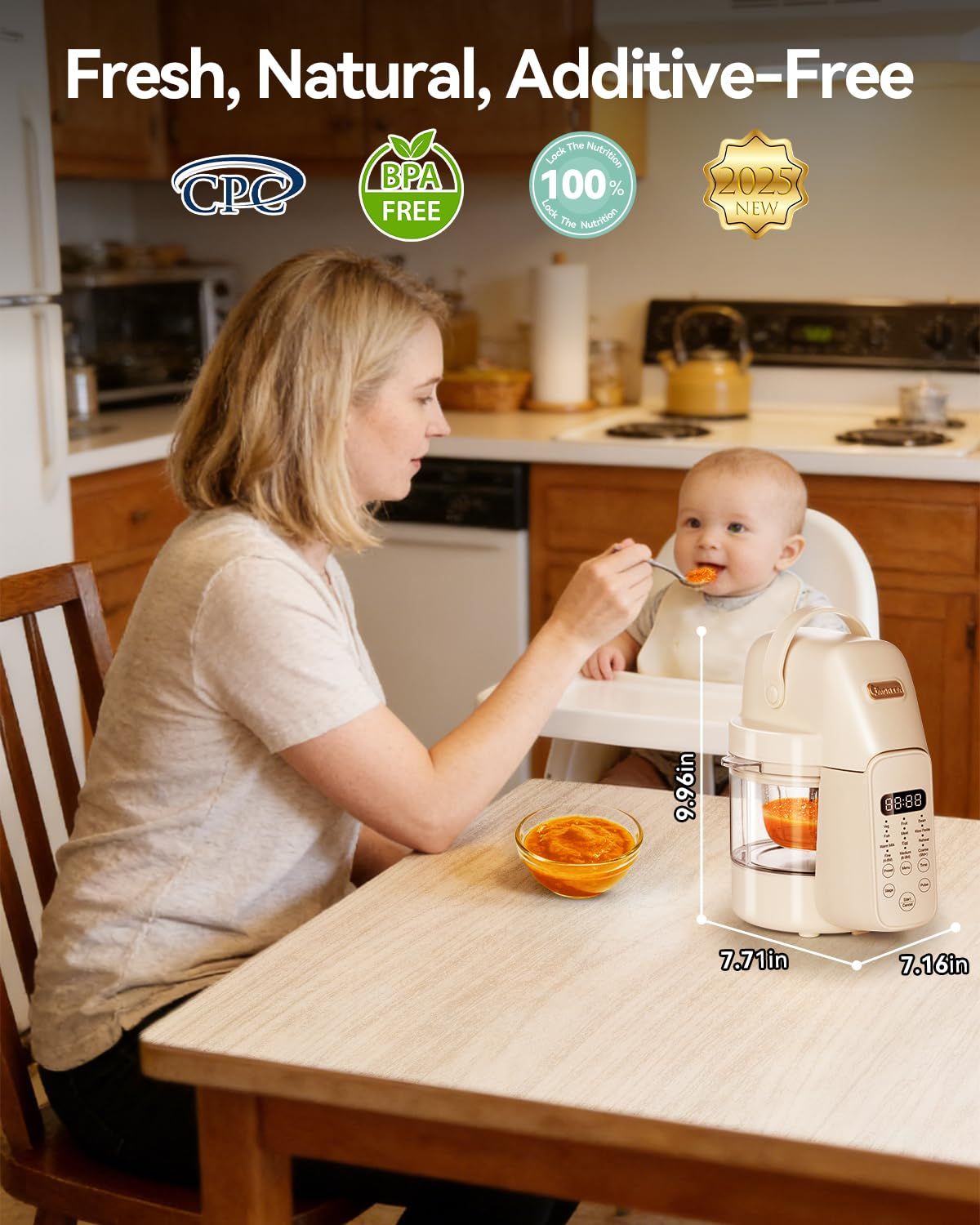 9 in 1 Baby Food Maker,Auto Gl - Baby Food Blender And Steamer recension och pris