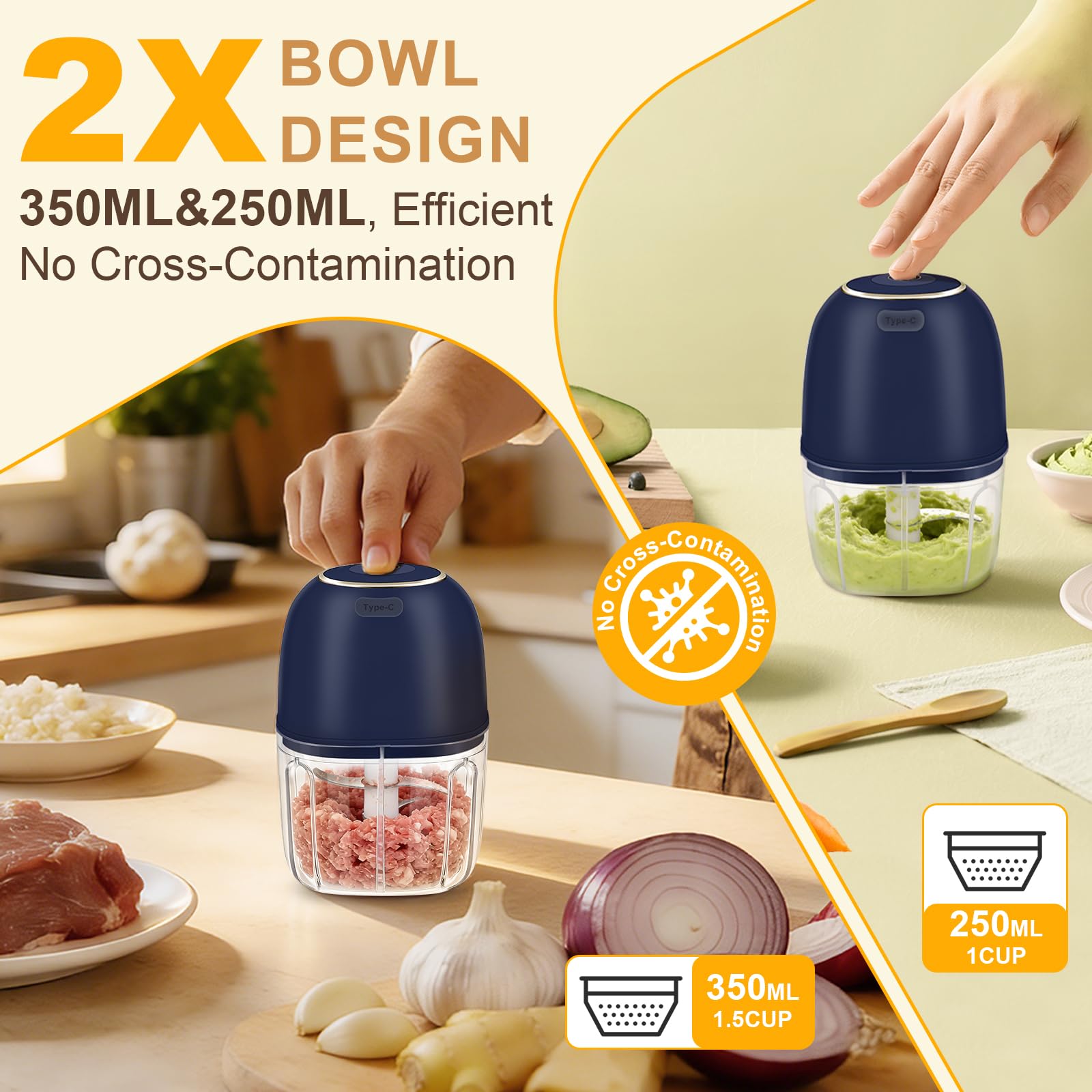 Electric Garlic Chopper, Cordl - Baby Food With Meat recension och pris