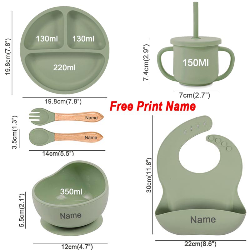 6Pcs Baby Feeding Set Free Per - Baby Food Grater recension och pris