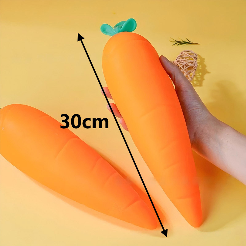 30cm Giant Carrot Squishy Toy  - Baby Food Fruits recension och pris