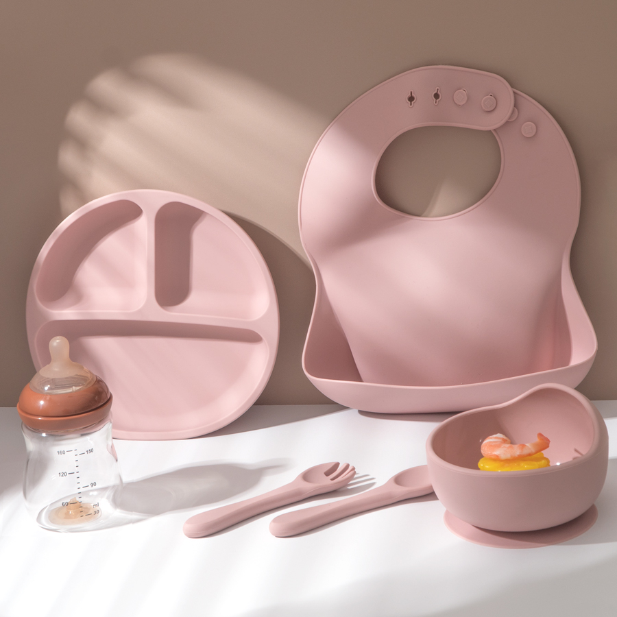 5Pcs Baby Silicone Feeding Set - Baby Food Grater recension och pris