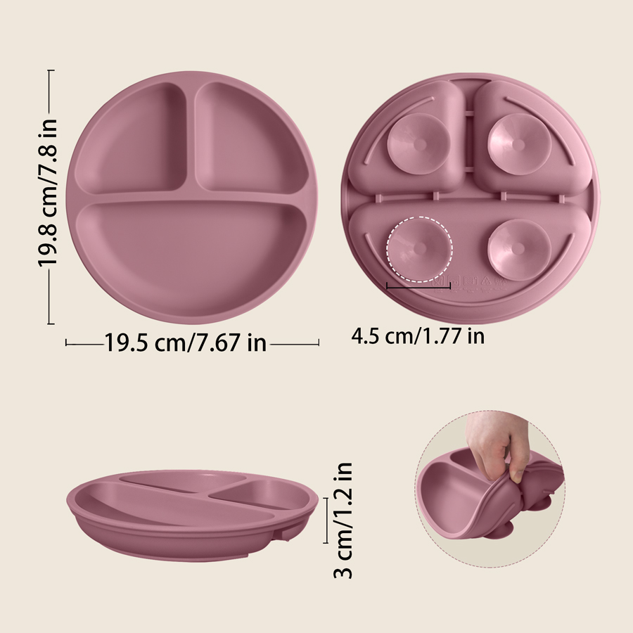 1PCS Baby Sucker Silicone Dini - Baby Food Bowl recension och pris