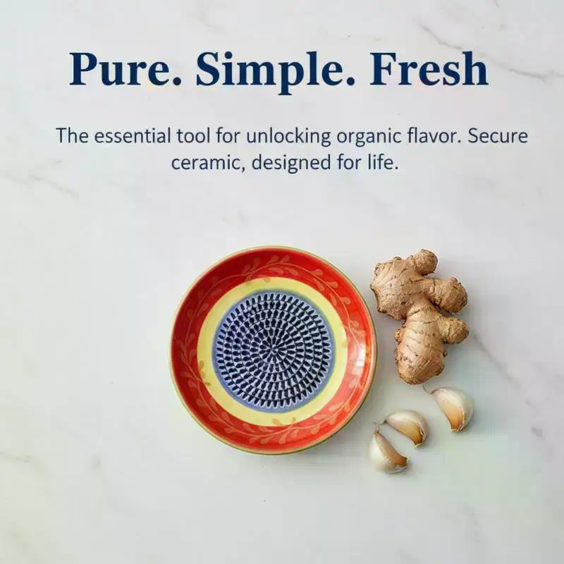 2-in-1 Ceramic Ginger Grater R - Baby Food Grater recension och pris