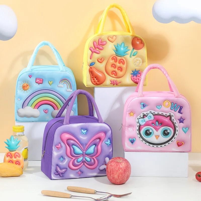 Children's Lunch Box Bag 3D Ca - Baby Food Fruits recension och pris