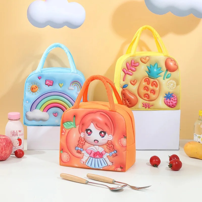 Children's Lunch Box Bag 3D Ca - Baby Food Fruits recension och pris