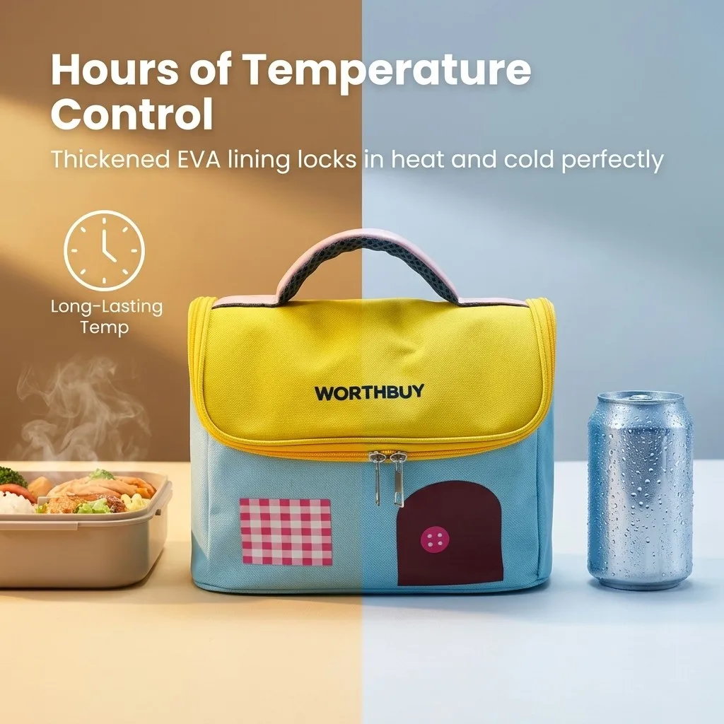 Thermal Lunch Bag Insulated Be - Baby Food Zip Lock Bag recension och pris