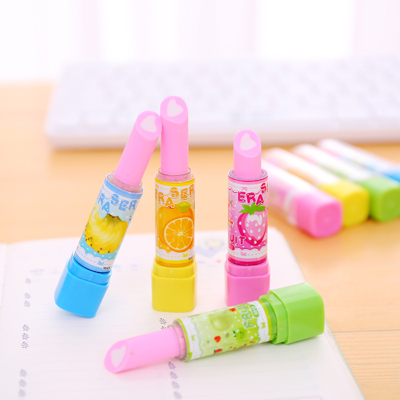 10Pcs Cartoon Fruit Lipstick S - Baby Food Fruits recension och pris