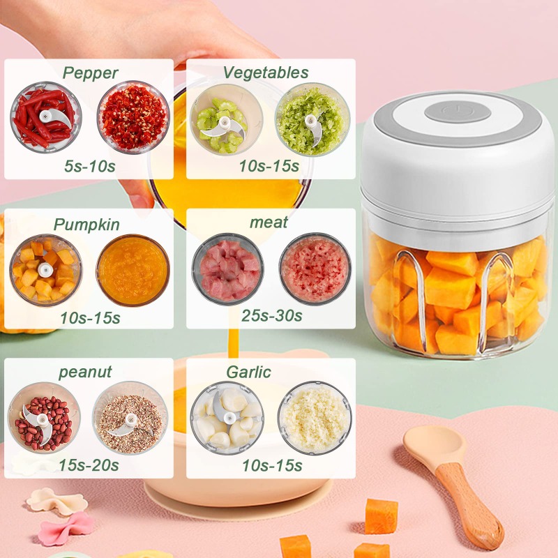 250ML Electric Garlic Grinder  - Baby Food With Meat recension och pris
