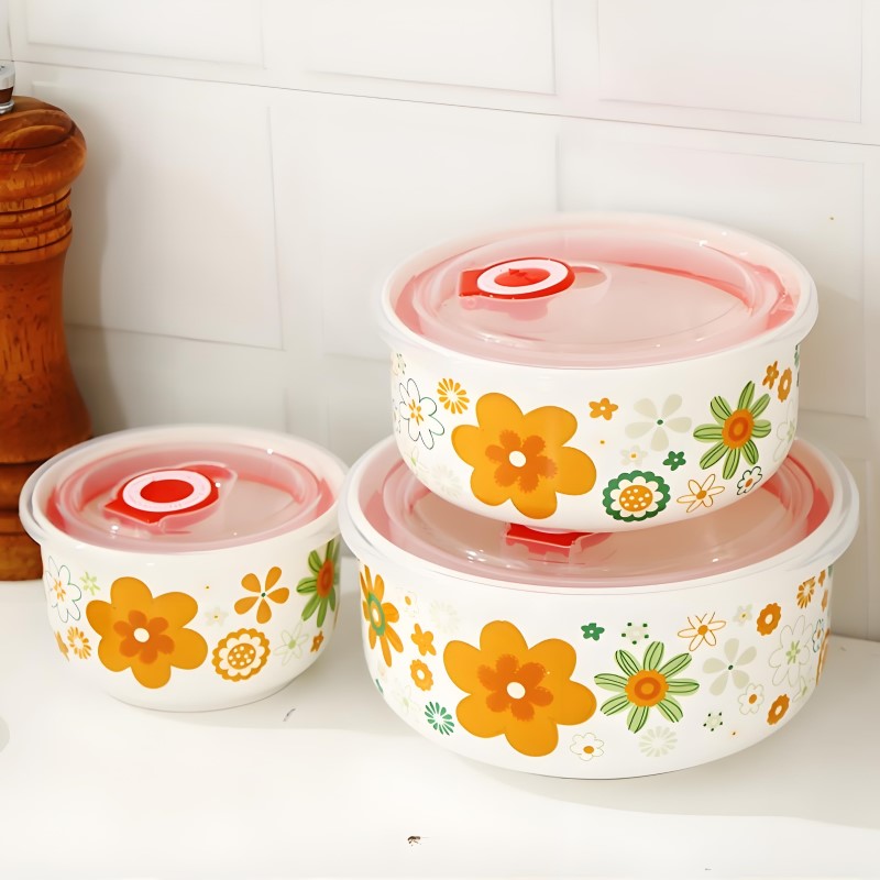 Three-piece set, fine bone chi - Baby Food Bowl recension och pris