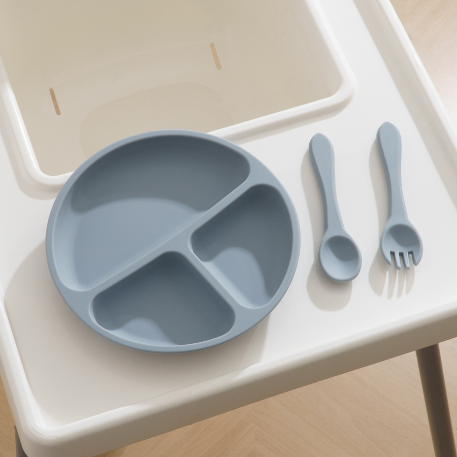 3PCS Children's Tableware Set  - Baby Food Grater recension och pris