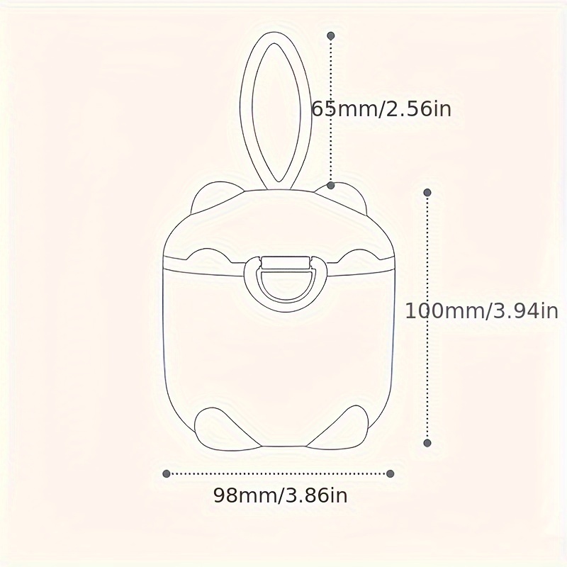 1pc Portable Four-Layer Milk P - Baby Food Stuff recension och pris
