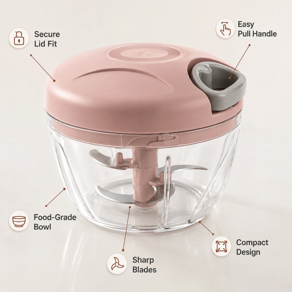 Manual Pull String Garlic Minc - Baby Food With Meat recension och pris