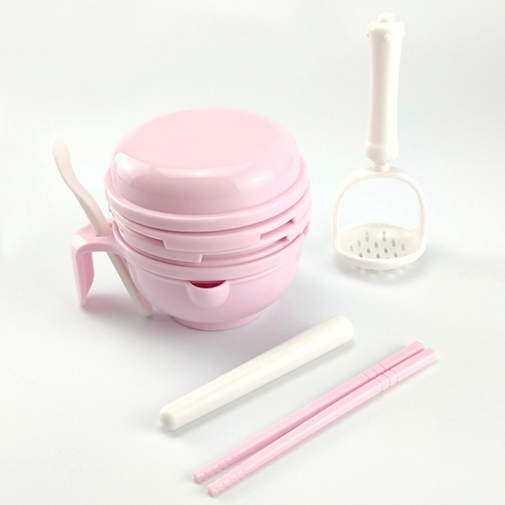 Solid color Baby Food Grinding - Baby Food Bowl recension och pris